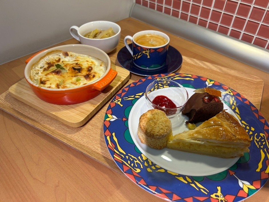 2025/1/25開催 スチーマーで作った無水の野菜スープと一緒にいただきました