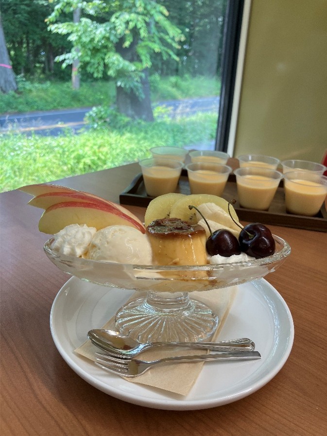 2025/6/17開催 スチーマーで作ったプリンアラモード🍮🍒