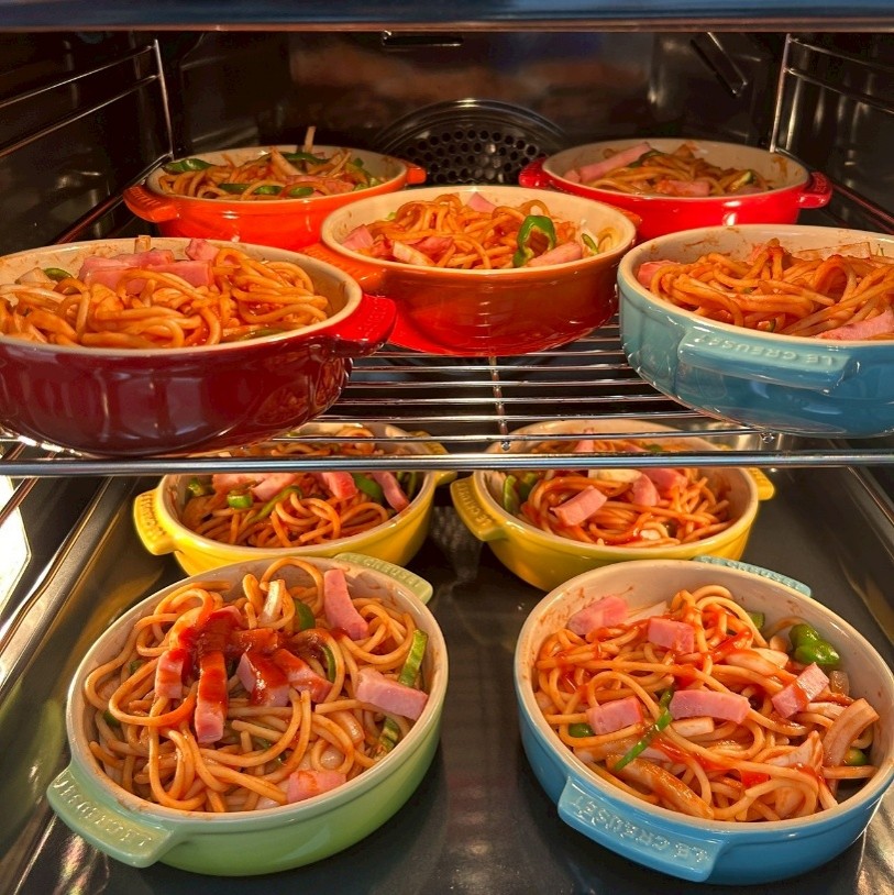 2025/7/19開催 カフェメニュー!ナポリタンオーブン焼き🍝