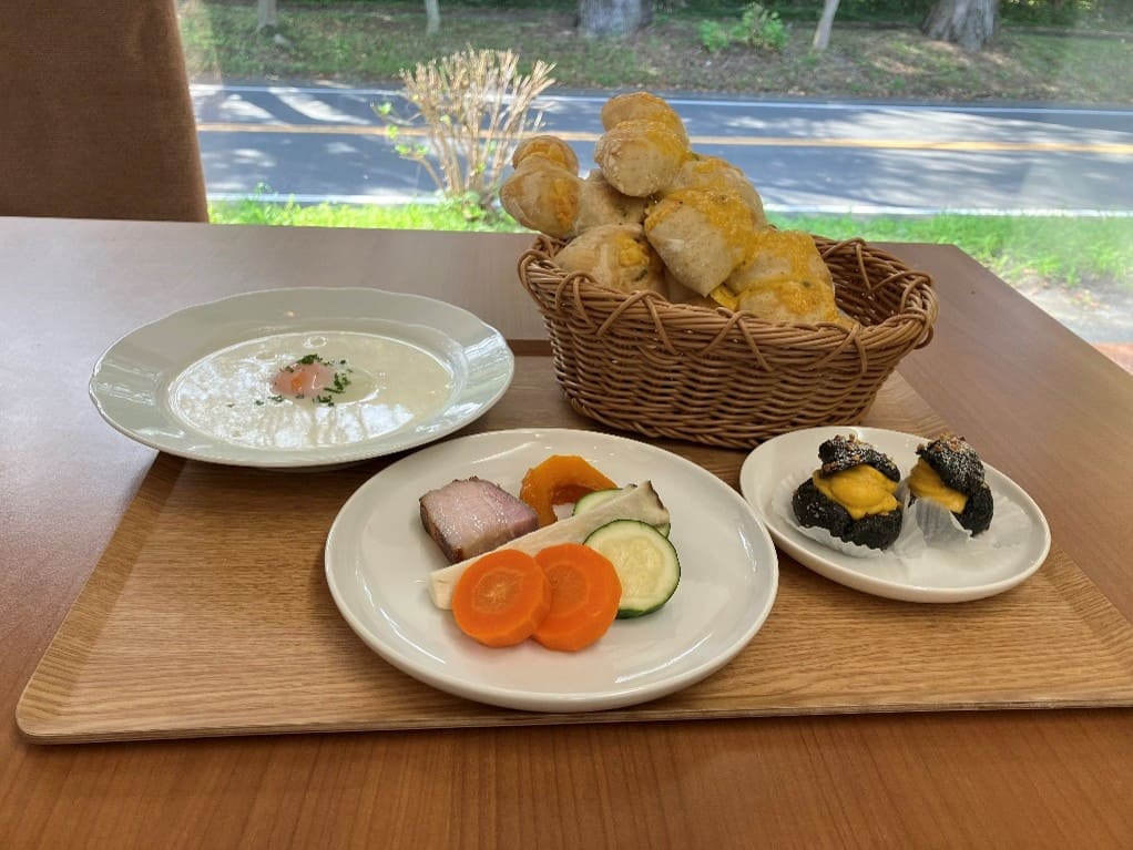 2025/10/18開催 ハロウィンプチシュー🎃、かぶのポタージュ、秋の温野菜とスチームベーコンも作りました😄