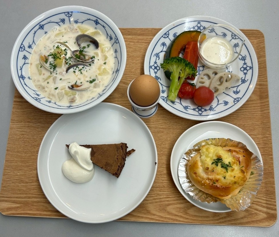 2026/1/13開催 チョコレートケーキとクラムチャウダーも一緒に♪